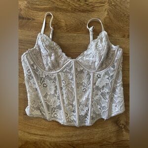 Kendall & Kylie Lace Corset Top